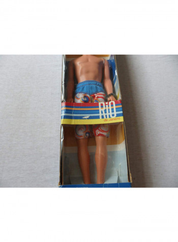 Rio De Janeiro Ken Doll 12.8x3.4x1.9inch