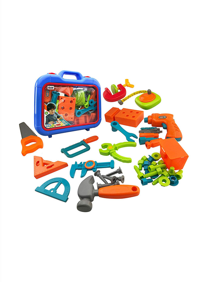 46-Piece Construction Toy Tool Set