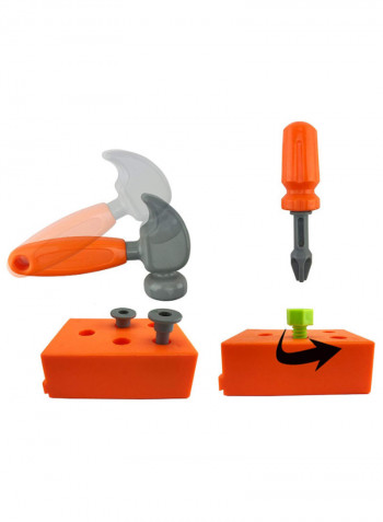 46-Piece Construction Toy Tool Set