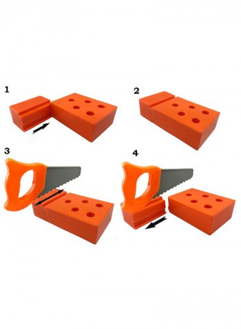 46-Piece Construction Toy Tool Set