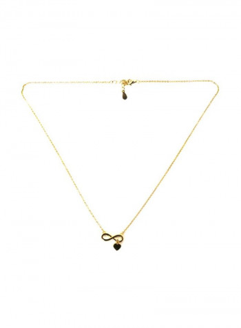 14 Karat Gold Plated Heart Pendant Necklace