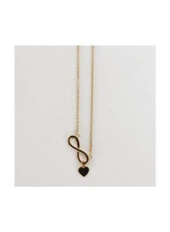 14 Karat Gold Plated Heart Pendant Necklace