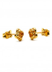 18 Karat Gold Small Earrings