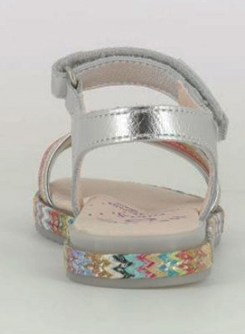 Ankle Strap Flat Sandals Multicolour