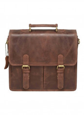 Genuine Hunter Leather Laptop Briefcase Bag Brown reviews Genuine Hunter Leather Laptop Briefcase Bag Brown