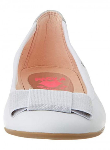 Paola Slip-On Ballerinas White