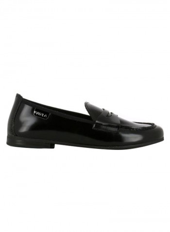 Paola Slip-On School Shoes Black