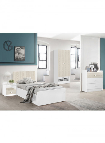 Vanilla 2-Door Wardrobe Brown
