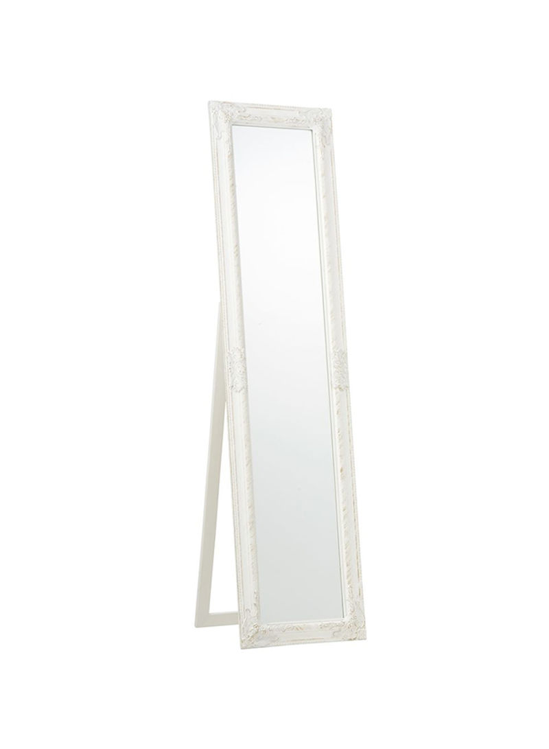 Wall Mounted Dressing Mirror White 40x160cm