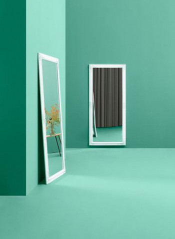 Wall Mounted Dressing Mirror White 40x160cm