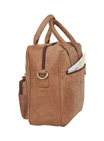 Genuine Hunter  Laptop Briefcase Bag Brown