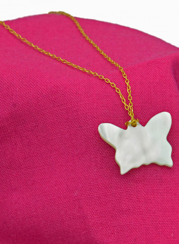 18 Karat Gold Butterfly Charm Bracelet