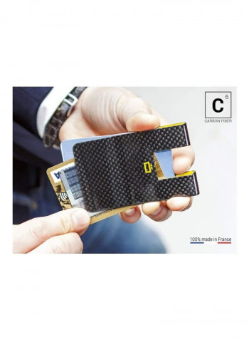 3C Carbon Card Clip Black