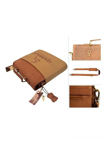 Hunter Laptop Briefcase Bag Brown