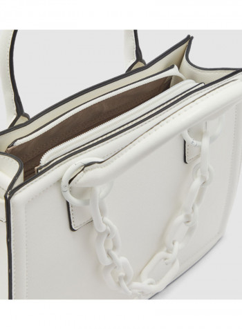 Galoassi Hand Bag White