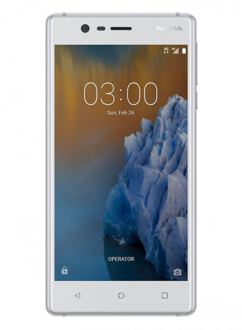 3 Dual SIM Silver White 16GB 4G LTE