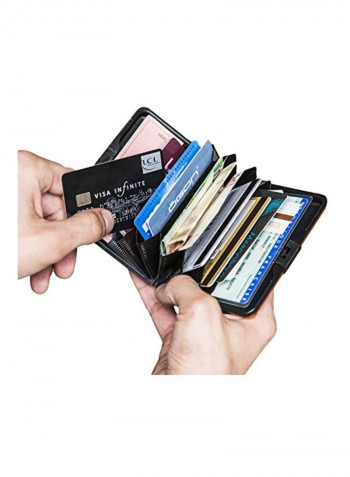 Aluminum RFID Blocking Card Case Carbon