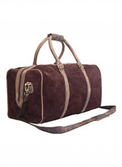 Genuine Vintage Swede Duffle Backpack Multicolour
