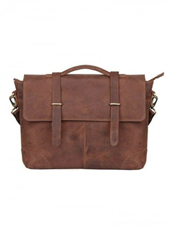 Hunter Laptop Briefcase Bag Brown