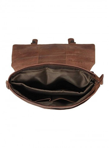 Hunter Laptop Briefcase Bag Brown