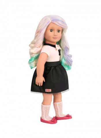 Amya With Hair Chalk Deco Fashion Doll 18inch