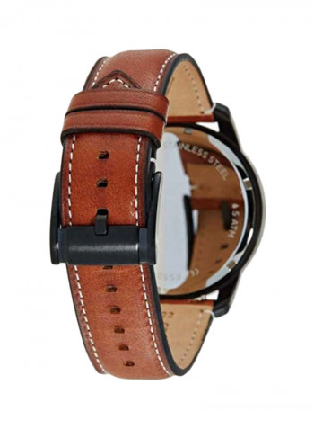 Men's Leather Analog Wrist Watch FS5241