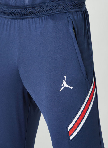 Paris Saint-Germain Strike Home Knit Football Pants Navy