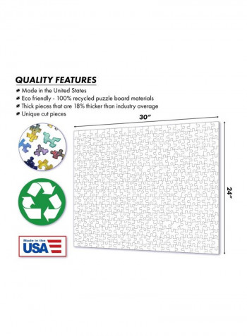1000-Piece Checkerboard Cat Puzzle 33-10244