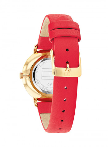 Women's Leather Analog Watch-1720012