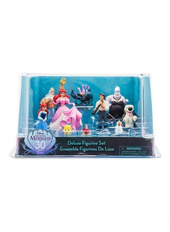 The Little Mermaid Deluxe Figure Play Set 12 x 9 x 6inch