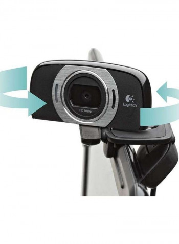 C615 HD Webcam 4x6.9x3.4cm Black/Silver