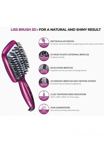 Ionic Hair Brush Fuchsia