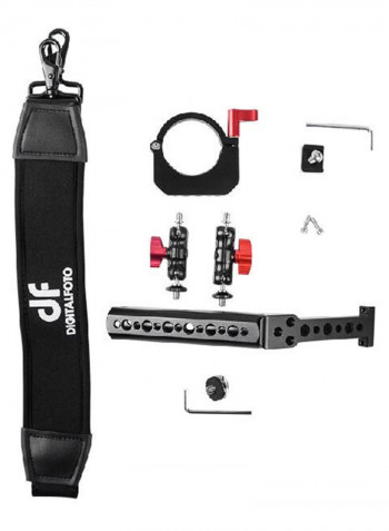 11-Piece AIR2 Versatile Handle With Hand Release Strap Kit Black/Red/Silver