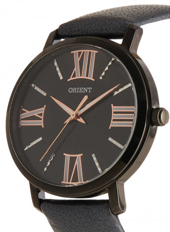 Women's Leather Strap Analog Watch