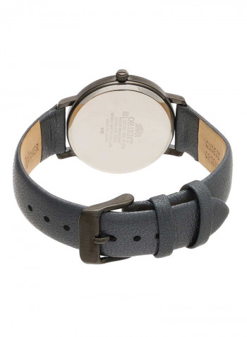 Women's Leather Strap Analog Watch