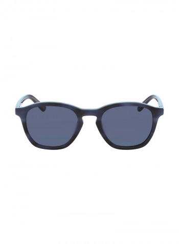 Men's Full Rim Acetate Round Sunglass - Lens Size: 52 mm