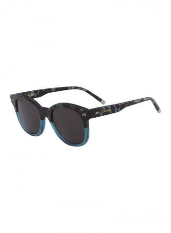 Women's Full Rim Acetate Tea Cup Sunglass - Lens Size: 51 mm