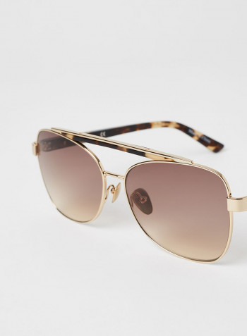 Women's Full Rim Butterfly Sunglass - Lens Size: 58 mm