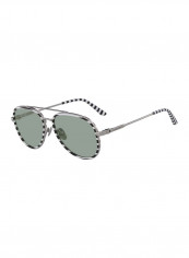 Full Rim Metal Aviator Sunglass - Lens Size: 57 mm