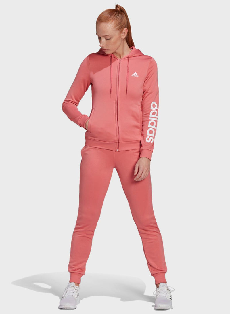 Linear Tracksuit Pink/White