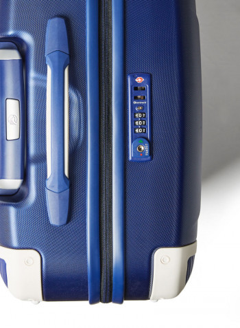 24 Inch Light Spinner Luggage Trolley Case Indigo Purple