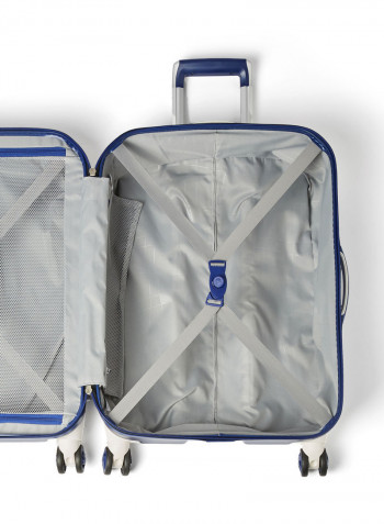 24 Inch Light Spinner Luggage Trolley Case Indigo Purple