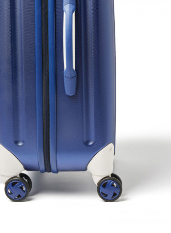 24 Inch Light Spinner Luggage Trolley Case Indigo Purple