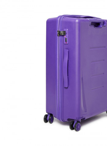 3 Piece Hardside Luggage Travel Trolley Bag Set Purple
