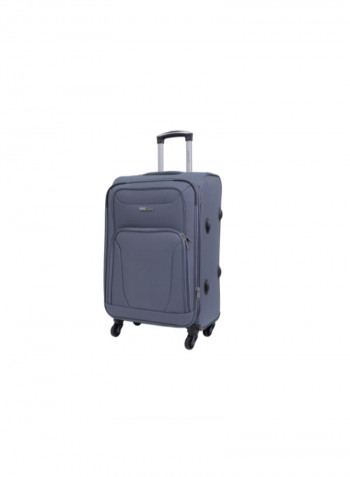 Proton Light Weight 3 Piece Luggage Trolley Set Grey