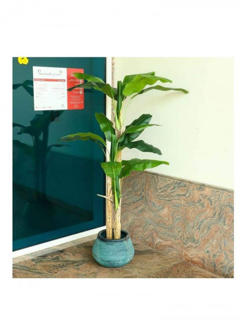 Artificial Banana Tree Green/Brown 200x116x116cm