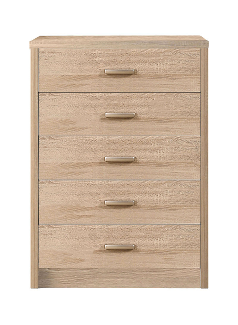 Cooper Chest of 5-Drawers Brown