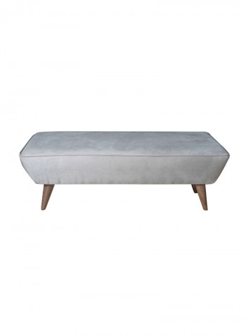 Curvy Two Seater Bench Grey/Brown