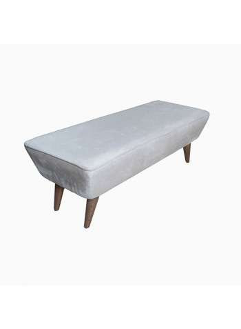 Curvy Two Seater Bench Grey/Brown