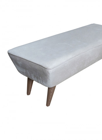 Curvy Two Seater Bench Grey/Brown